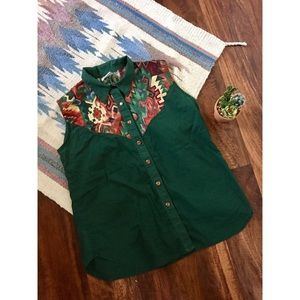 Southwestern button up